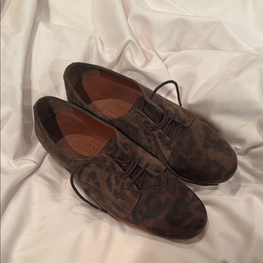 Rachel Comey Brown Leopard Print Flats